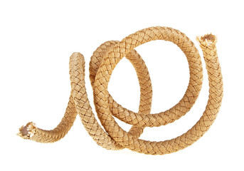 Rope isolated on a white background