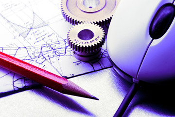 Mechanical ratchets, drafting and mouse