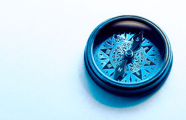 Vintage metal compass