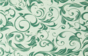 background with a pattern of petals of a turquoise and green flower