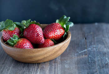 Strawberries background