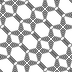 Design seamless monochrome geometric pattern