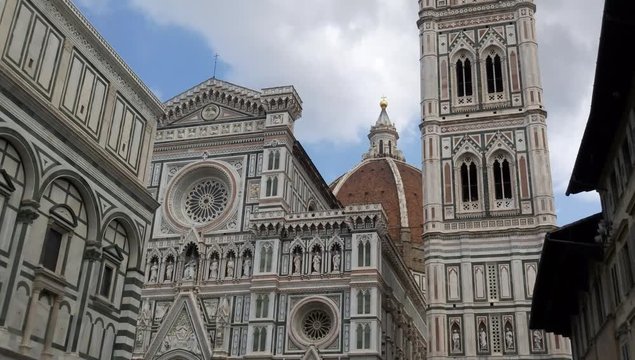 The Basilica di Santa Maria del Fiore is the main church of Florence. Giotto's bell tower