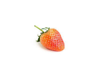Fresh strawberry on white background
