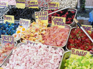 candy at market
