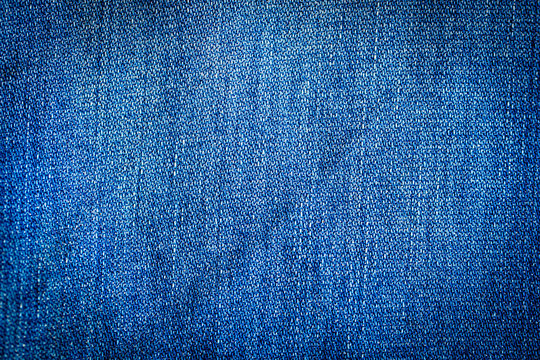 Close up details blue jeans texture background