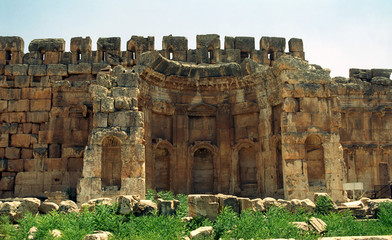 Ruins of the former city of Heliopolis, the city of God Baal, Ba