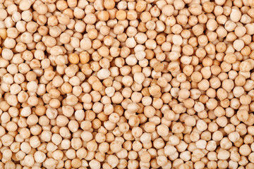 chickpeas background top view