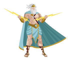 jupiter zeus god of the lighting roman greek