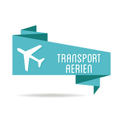 Logo transport aérien.