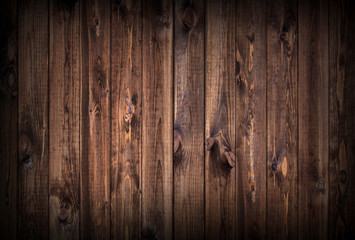 Naklejka premium Dark wood planks background