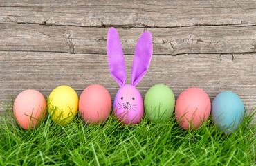 Easter eggs funny bunny holidays decoration
