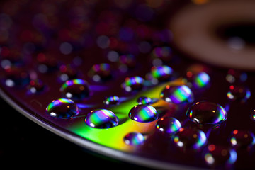 CD mit Tropfen