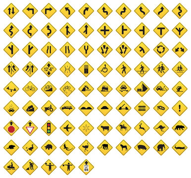 Naklejki Road Signs