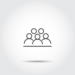 People Icon work group Team Vector