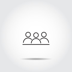 People Icon work group Team Vector