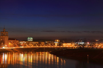 Vilnius at night