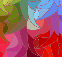 Vector wave background of doodle hand drawn lines