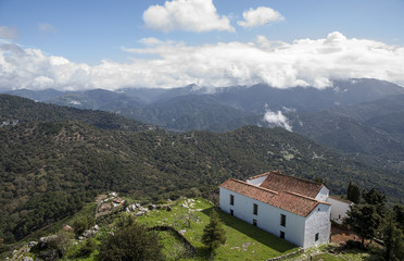 hermosos paisajes naturales de España, el valle del Genal en la provincia de Málaga, Andalucía