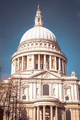 Fototapeta na wymiar Saint Paul Cathedral in London