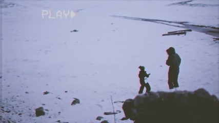 Fake VHS tape: mother and daughter playing a snow battle on a mountain surface.
- Powered by Adobe
