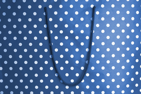 Polka Dot Shopping Bag Texture