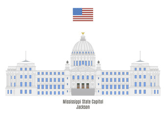 Mississippi State Capitol in Jackson, United States of America