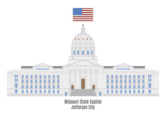  Missouri State Capitol in Jefferson City, United States of America