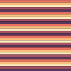 Colorful stripe seamles pattern in muted vintage colors - shades of yellow and red