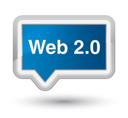 Web 2.0 prime blue banner button