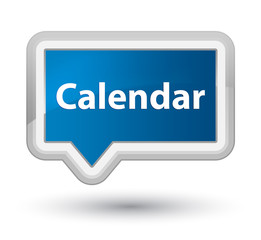 Calendar prime blue banner button