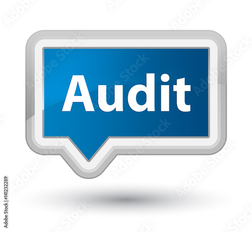 Audit Prime Blue Banner Button Stock Photo And Royalty Free