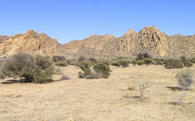 landscape in Namibia