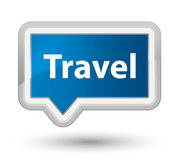 Travel prime blue banner button