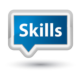 Skills prime blue banner button
