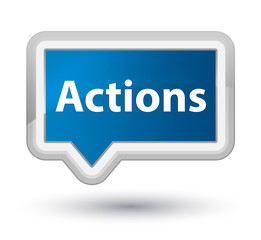 Actions prime blue banner button
