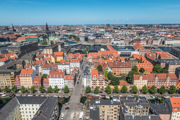 Naklejka na ściany i meble City of Copenhagen Denmark