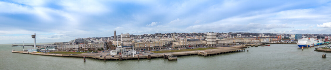Le Havre Panorama view from the Sea side