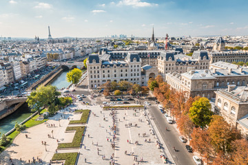 Nice view of Paris France