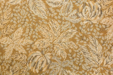 Floral pattern tapestry textile