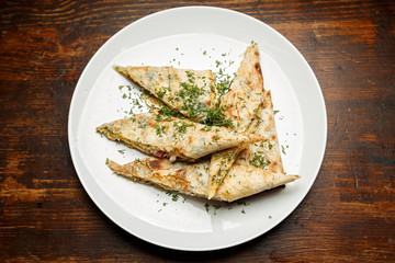 Lavash with cheese