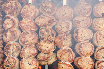 barbecue on the grill