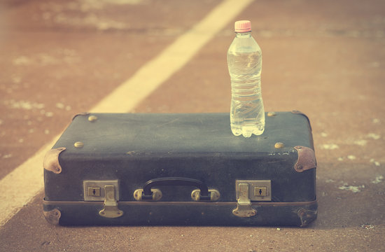 Photo of an old suitcase