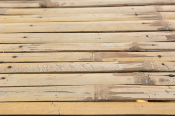floor made from bamboo