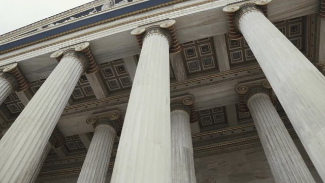 Landmark of the Modern Academy of Athens alsoknown as Plato's or Platonic Academia