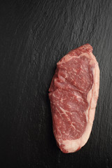 Steak of marbled beef