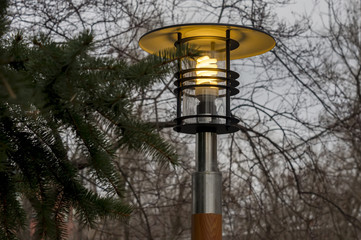 Street light in the park