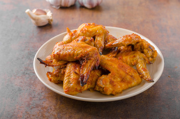 Grilled chicken wings