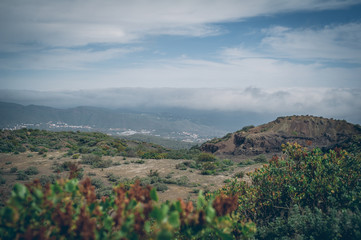 Fototapeta premium central Gran Canaria, view from the top of mountain