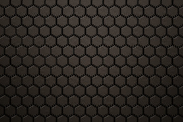 bronze carbon fiber hexagon pattern.